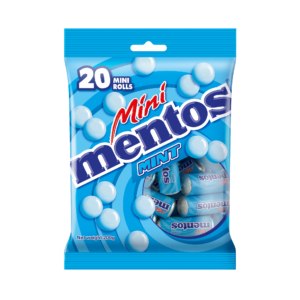 MENTOS MINI MINT 20 ROLLS x 24 BAGS