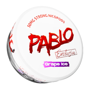 PABLO EXCLUSIVE NICOTINE POUCH GRAPE ICE 50MG