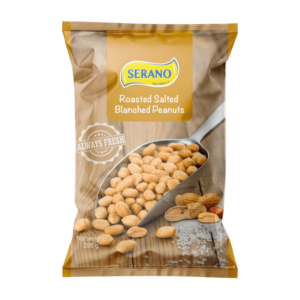 SN SALTED BLANCHED PEANUTS   18X200GR