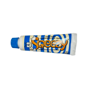 SQEEZY BUBBLEGUM  CONDENSED MILK SHIPPER 28X40G