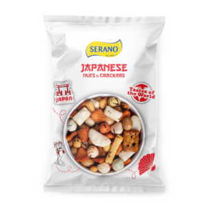 SERANO JAPANESE NUTS & CRACKERFS 95GR 1X18