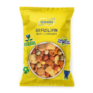 SERANO BRAZILIAN NUTS & CRACKERS 95GR 1X15