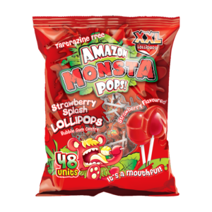 TK AMAZON MONSTA STRAWBERRY POPS 48's