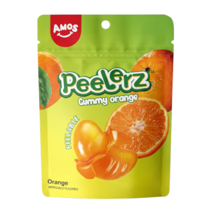 AMOS PEELERZ GUMMY ORANGE 80G 1X24