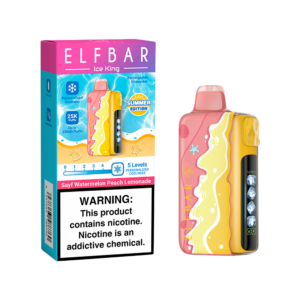 ELFBAR IK 25K W/MELON PEACH LEMONADE 1X5