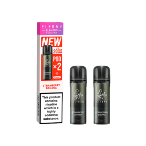 ELFBAR POD 2K (2 PK)- STRAWBERRY BANANA 1X10