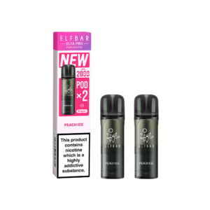 ELFBAR POD 2K (2 PK)- PEACH ICE 1X10