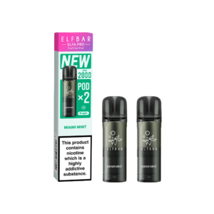 ELFBAR POD 2K (2 PK)- MIAMI MINT 1X10