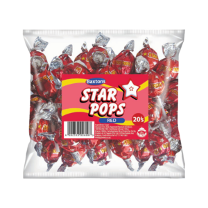 BAXTONS STAR POPS RED 20's 1X20